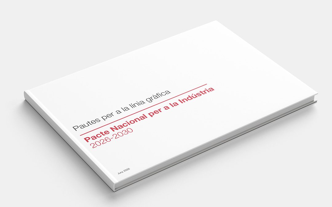 Creació de les pautes gràfiques i aplicacions per al Pacte Nacional per a la Indústria 2026-2030
