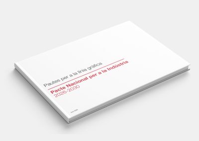 Creació de les pautes gràfiques i aplicacions per al Pacte Nacional per a la Indústria 2026-2030