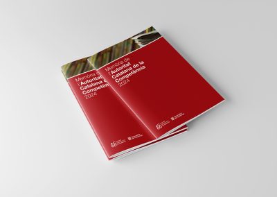 Maquetació de la memòria 2024 per a l’Autoritat Catalana de la Competència (ACCO)